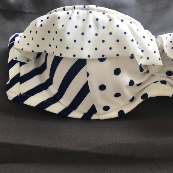 🌻❄️🍀🌸Navy blue VS bikini top🌸🍀❄️🌻 - Picture 2 of 5